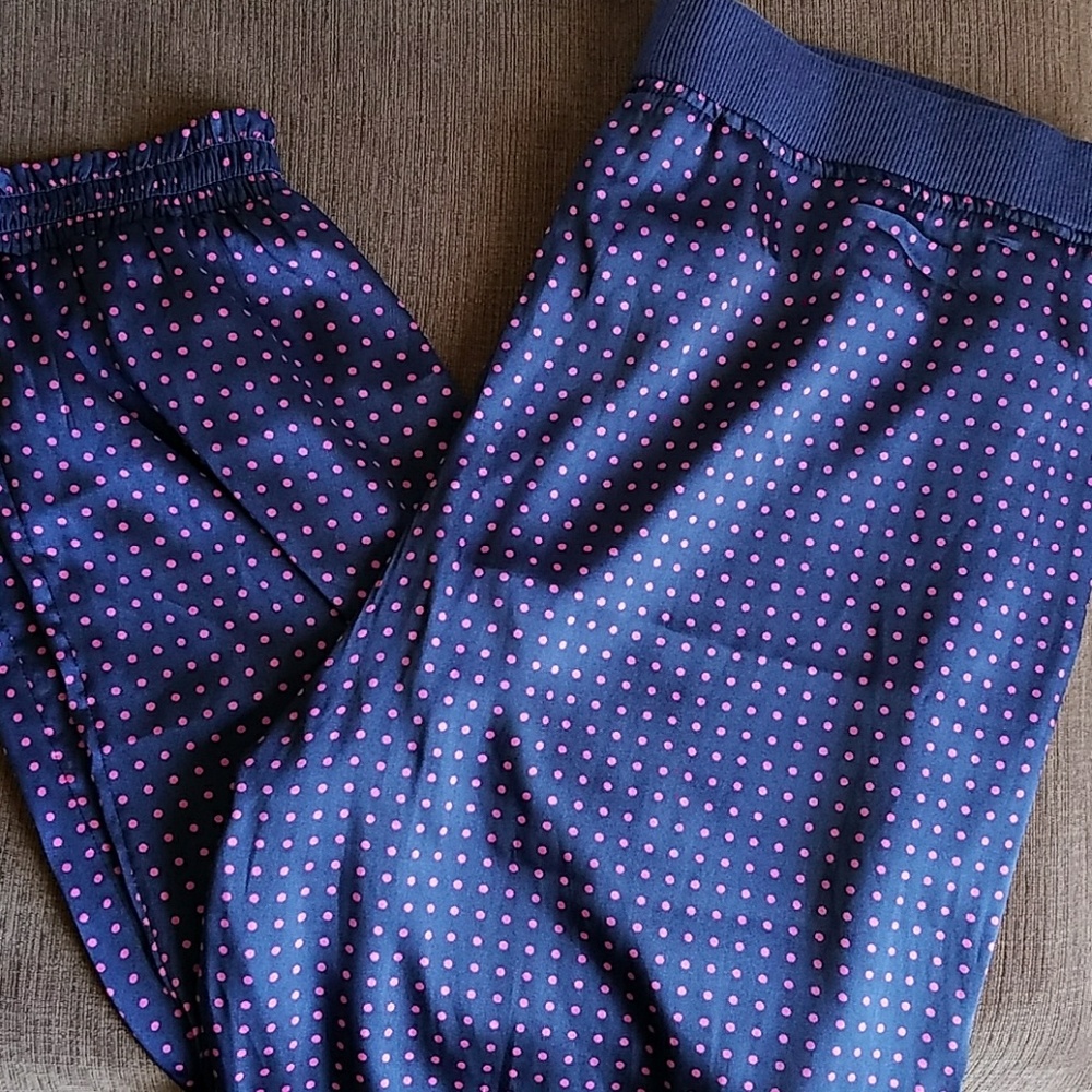 Silky pajama bottoms